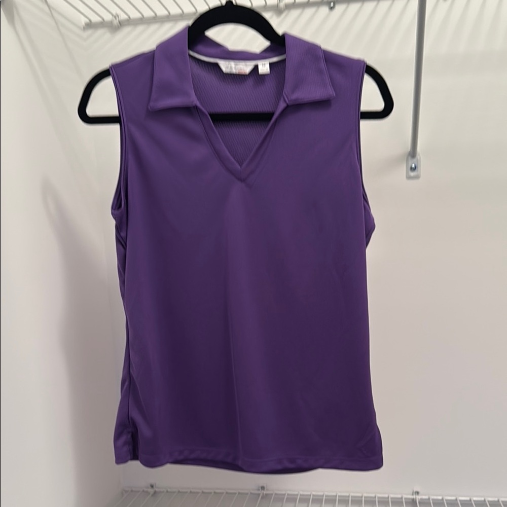 Lady Hagen Essentials Purple Sleeveless Women's Top
